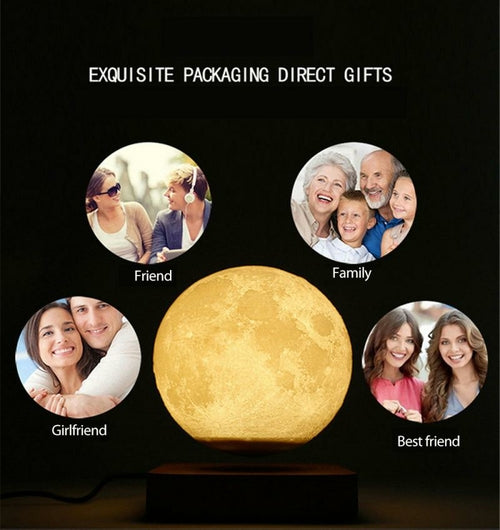 3D Print Moon Lamp Touch Magnetic Levitation Moon Lamp Night Light